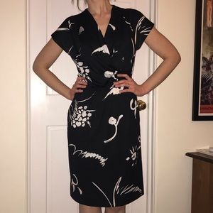 1980’s Vintage Abstract Floral Dress